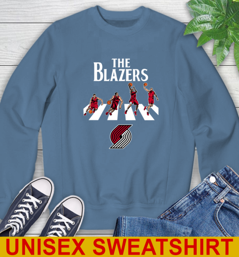 NBA Basketball Portland Trail Blazers The Beatles Rock Band Shirt Sweatshirt 10