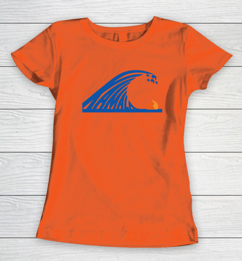 Blue Wave For Kamala Harris Trump Funny Women's T-Shirt 2