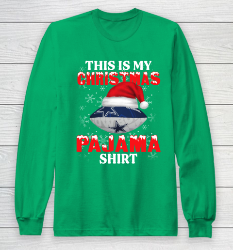 Dallas Cowboys This Is My Christmas Pajama Shirt NFL Long Sleeve T-Shirt 5 Dallas Cowboys This Is My Christmas Pajama Shirt NFL Long Sleeve T-Shirt - Image 5