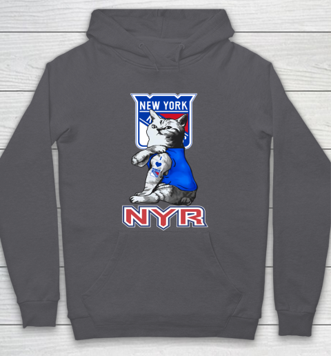 NHL My Cat Loves New York Rangers Hockey Hoodie 4