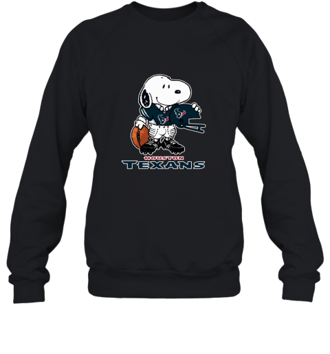 Snoopy A Strong And Proud Houston Texans Player NFL Sweatshirt
