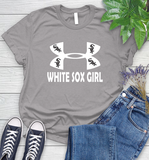 MLB Chicago White Sox Girl Under Armour Baseball Sports Women's T-Shirt 5