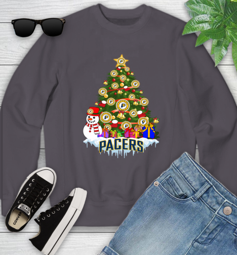 Indiana Pacers Merry Christmas NBA Basketball Sports Youth Sweatshirt 6