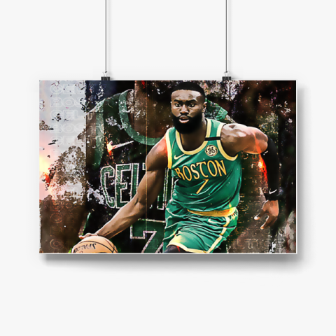 Jaylen Brown Basketball Boston Celtics Poster
