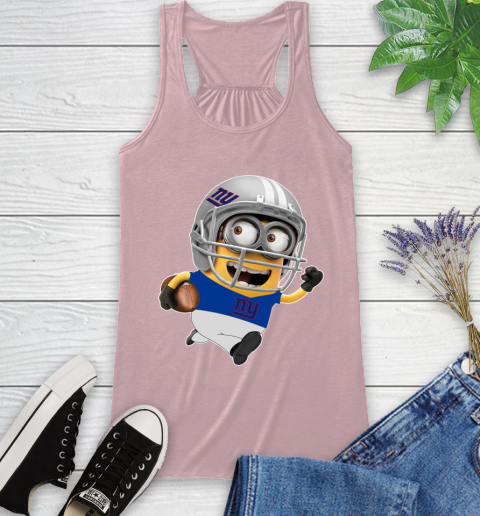 NFL New York Giants Minions Disney Football Sports Racerback Tank 11