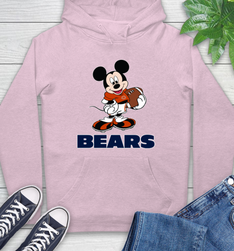 NFL Football Chicago Bears Cheerful Mickey Mouse Shirt Hoodie 10