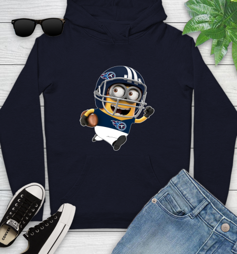 NFL Tennessee Titans Minions Disney Football Sports Youth Hoodie 4