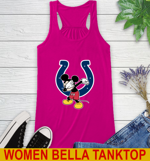 Indianapolis Colts NFL Football Dabbing Mickey Disney Sports Racerback Tank 9 Indianapolis Colts NFL Football Dabbing Mickey Disney Sports Racerback Tank - Image 9