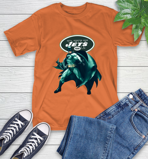 NFL Batman Football Sports New York Jets T-Shirt 5