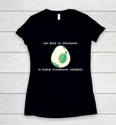 Mother's Day Funny Gift Ideas Apparel  An Egg is Growing Mom Women's V-Neck T-Shirt