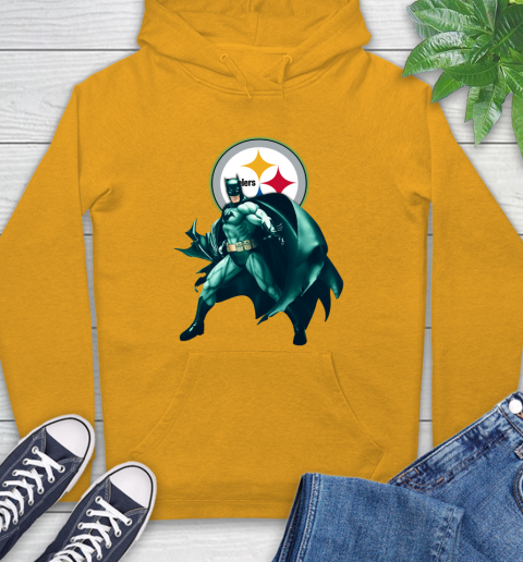 NFL Batman Football Sports Pittsburgh Steelers Hoodie 3