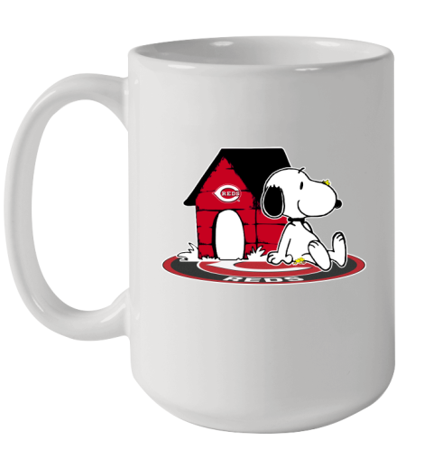 MLB Baseball Cincinnati Reds Snoopy The Peanuts Movie Shirt Ceramic Mug 15oz