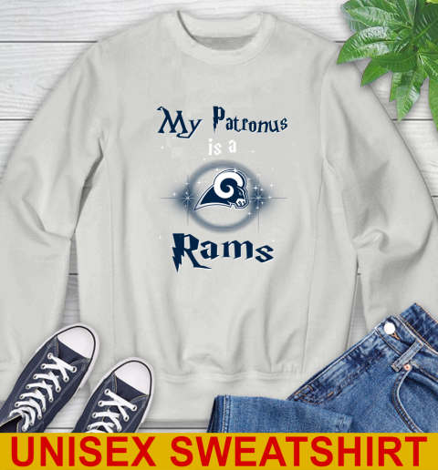 NFL Football Harry Potter My Patronus Is A Los Angeles Rams Sweatshirt 5