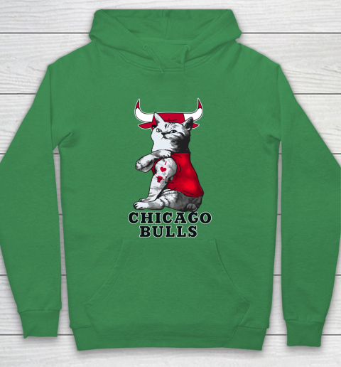 NBA Basketball My Cat Loves Chicago Bulls Hoodie 5