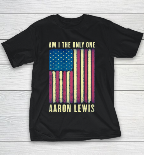 Aaron Lewis Am I The Only One America Flag Youth T-Shirt