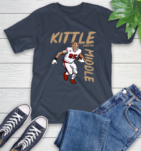 George Kittle Kittle Over the Middle San Francisco Shirt 4