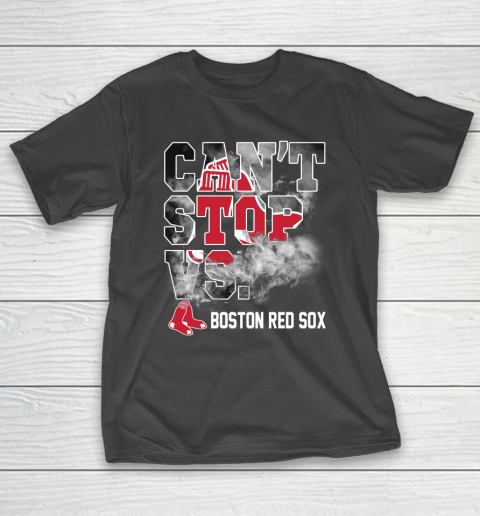 MLB Boston Red Sox Baseball Can't Stop Vs Boston Red Sox Long Sleeve T-Shirt