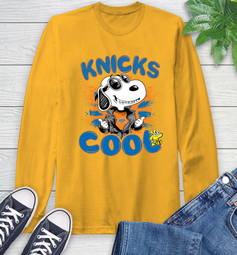 NBA Basketball New York Knicks Cool Snoopy Shirt Long Sleeve T-Shirt 2