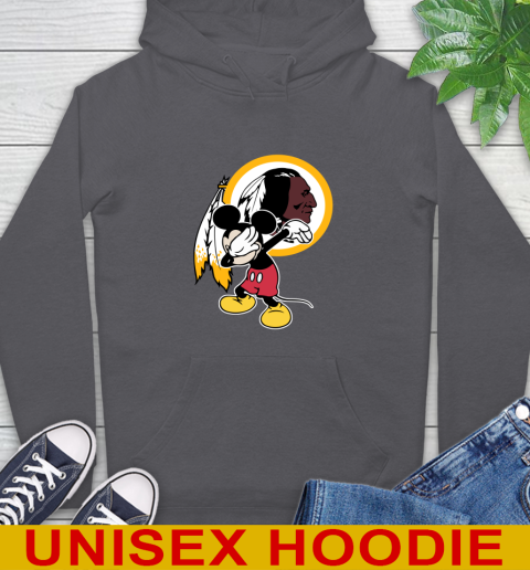 Washington Redskins NFL Football Dabbing Mickey Disney Sports Hoodie 7