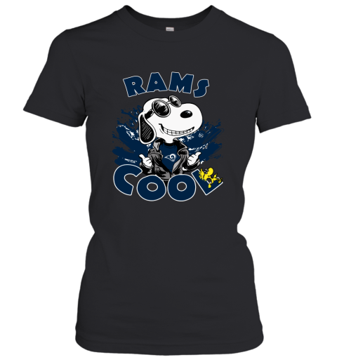 Los Angeles Rams Snoopy Joe Cool We're Awesome Women's T-Shirt