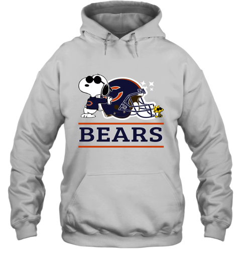 The Chicago Bears Joe Cool And Woodstock Snoopy Mashup Hoodie