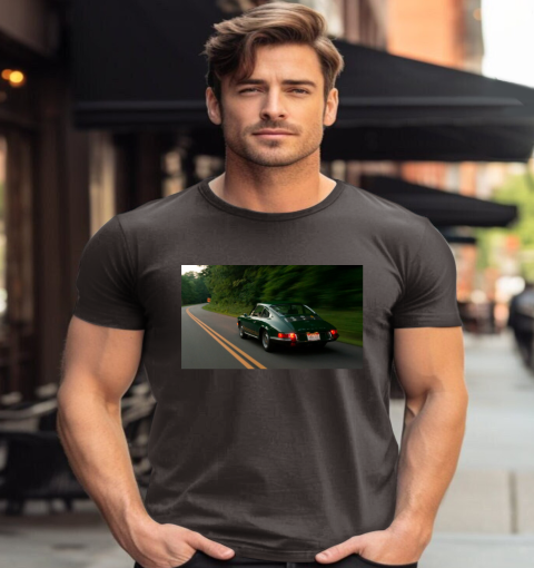 mhzq the vintage retro 912 racing classic t shirt 2 front dark chocolate