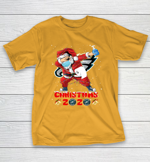 Philadelphia Eagles Funny Santa Claus Dabbing Christmas 2020 NFL T-Shirt 2