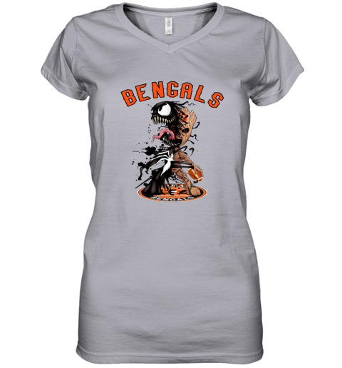 Cincinnati Bengals NFL Football Groot Marvel Guardians Of The Galaxy T Shirt  - Banantees