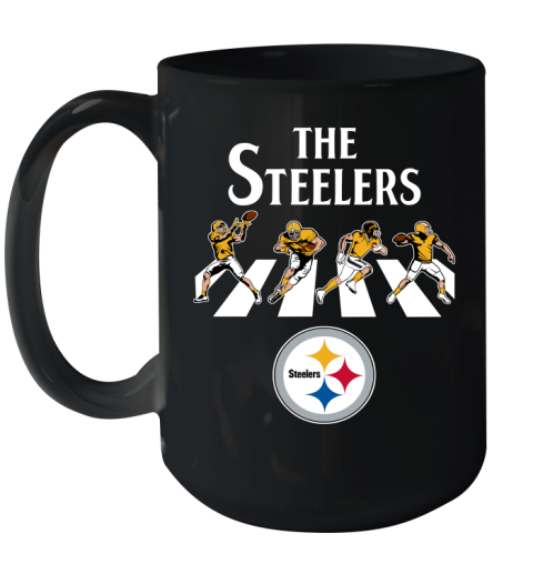 NFL Football Pittsburgh Steelers The Beatles Rock Band Shirt Ceramic Mug 15oz