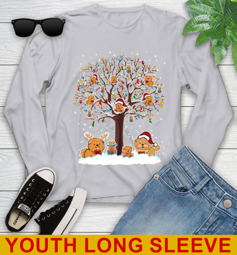 Chow Chow dog pet lover light christmas tree shirt 121