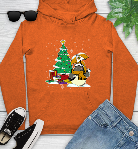 Chicago Blackhawks NHL Hockey Cute Tonari No Totoro Christmas Sports Youth Hoodie 4