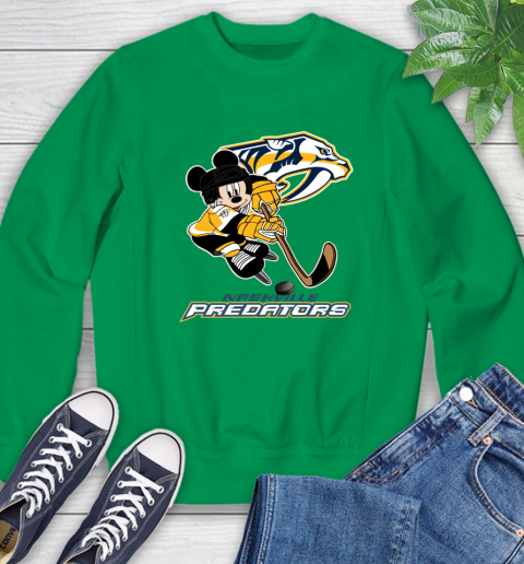 NHL Nashville Predators Mickey Mouse Disney Hockey T Shirt Sweatshirt 18