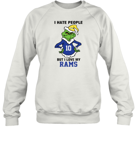 I Hate People But I Love My Los Angeles Rams Los Angeles Rams NFL Teams Sweatshirt