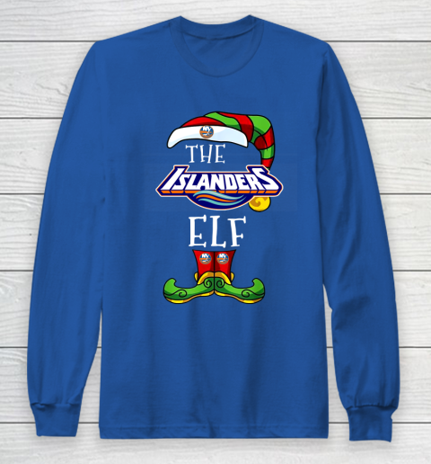 New York Islanders Christmas ELF Funny NHL Long Sleeve T-Shirt 6