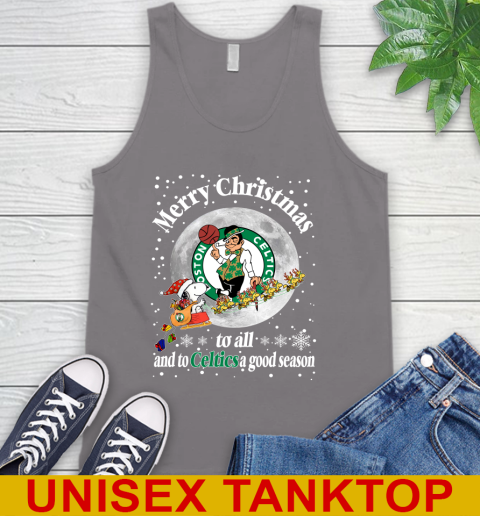 Boston Celtics Merry Christmas To All And To Celtics A Good Season NBA Basketball Sports Tank Top 6