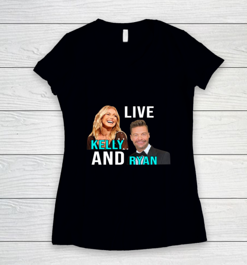 Live Kelly And Ryan Women's V-Neck T-Shirt