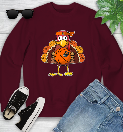 Phoenix Suns Turkey thanksgiving day Youth Sweatshirt 5