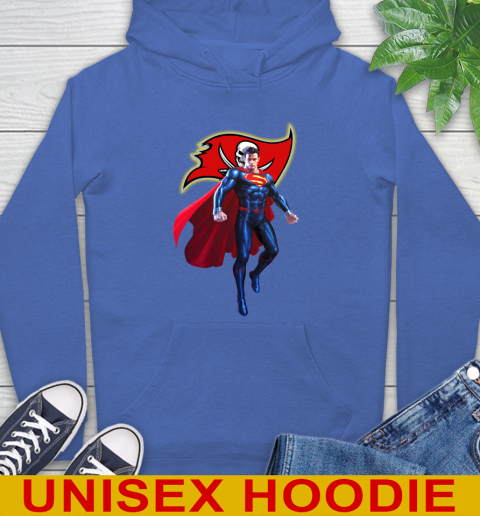 NFL Superman DC Sports Football Tampa Bay Buccaneers Hoodie 9