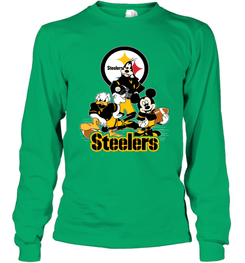 NFL Size 5 Long Sleeved Pittsburgh Steelers Shirt