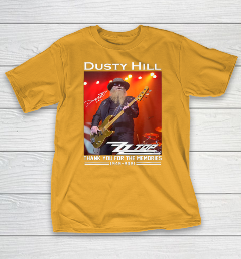 Dusty Hill Thank You For Memories T-Shirt 2