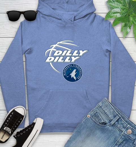 NBA Minnesota Timberwolves Dilly Dilly Basketball Sports Youth Hoodie 12