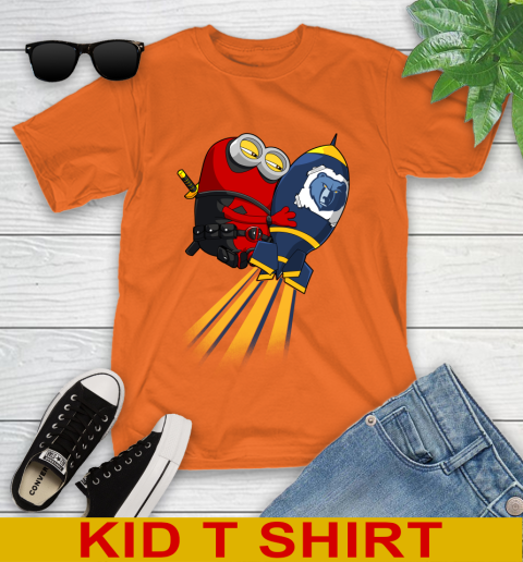 NBA Basketball Memphis Grizzlies Deadpool Minion Marvel Shirt Youth T-Shirt 8