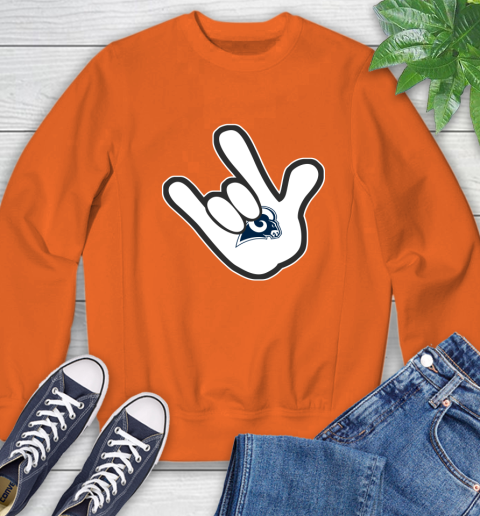 Los Angeles Rams NFL Football Mickey Rock Hand Disney Sweatshirt 4
