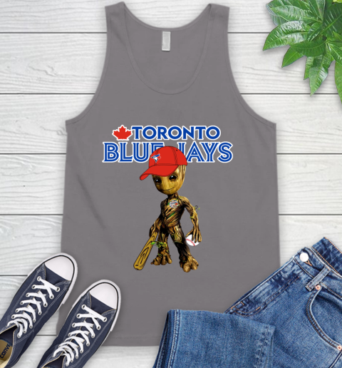 MLB Toronto Blue Jays Groot Guardians Of The Galaxy Baseball Tank Top 7
