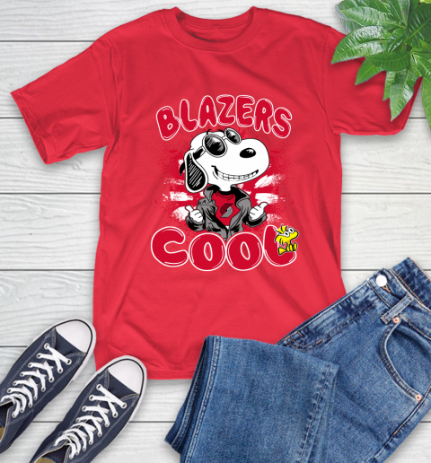 NBA Basketball Portland Trail Blazers Cool Snoopy Shirt T-Shirt 12
