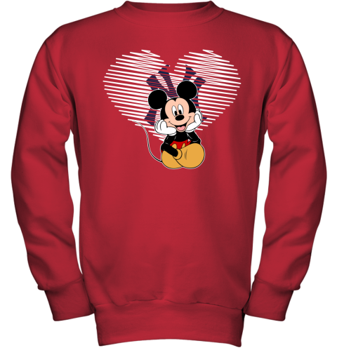 Mickey Heart Yankees Shirt, hoodie, sweater, long sleeve and tank top