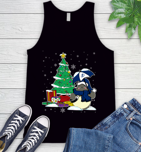 Tampa Bay Lightning NHL Hockey Cute Tonari No Totoro Christmas Sports Tank Top