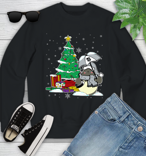 Los Angeles Kings NHL Hockey Cute Tonari No Totoro Christmas Sports Youth Sweatshirt