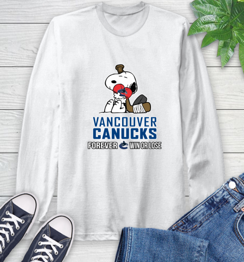 NHL The Peanuts Movie Snoopy Forever Win Or Lose Hockey Vancouver Canucks 58