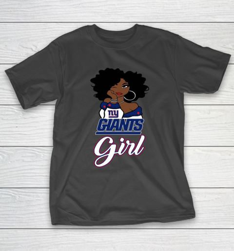 New York Giants Girl NFL T Shirt Tee For Sports